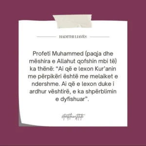 Hadith per Kuranin