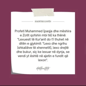 Hadith per Kuranin